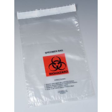 Biohazard Bag, 6" x 9"