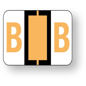 Alpha File Folder Label - Tab® and Smead® BCCR Compatible, 1-1/4" x 1"