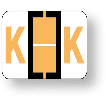 Alpha File Folder Label - Tab® and Smead® BCCR Compatible, 1-1/4" x 1"