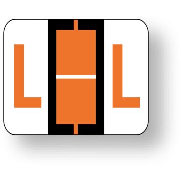 Alpha File Folder Label - Tab® and Smead® BCCR Compatible, 1-1/4" x 1"