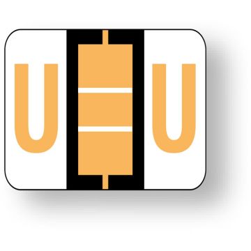 Alpha File Folder Label - Tab® and Smead® BCCR Compatible, 1-1/4" x 1"