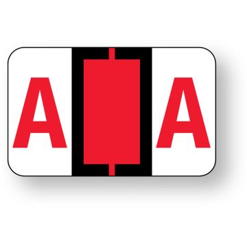 Alpha File Folder Label - Ident-A-File™ Labeling System, 1-5/8" x 1"