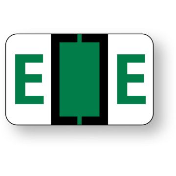 Alpha File Folder Label - Ident-A-File™ Labeling System, 1-5/8" x 1"