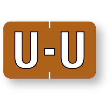 Alpha File Folder Label - Barkley™ ABKM Compatible Series, 1-1/2" x 1"