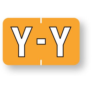 Alpha File Folder Label - Barkley™ ABKM Compatible Series, 1-1/2" x 1"