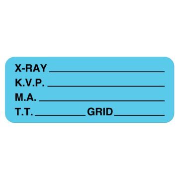 X-ray Label, 2-1/4" x 7/8"