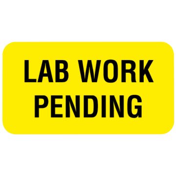 Lab Communication Label, 1-5/8" x 7/8"