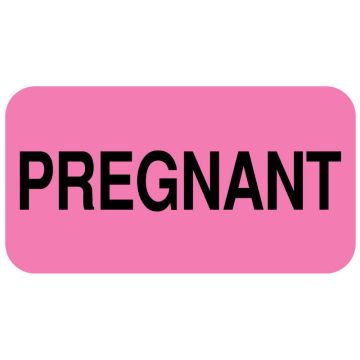 PREGNANT, 1-5/8" x 7/8"