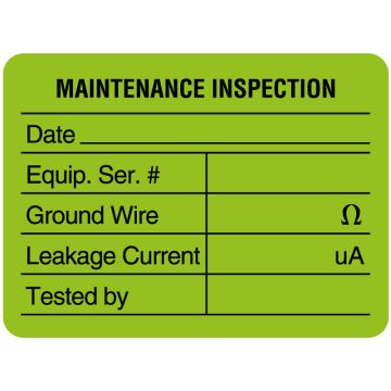 Electrical Equipment Safety Label, 2-3/8" x 1-3/4"