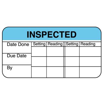 Inspection Label, 2" x 1"