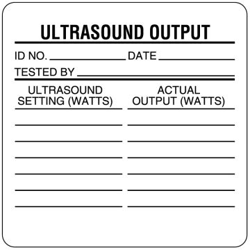 Equipment Calibration Label, 2-1/2" x 2-1/2"