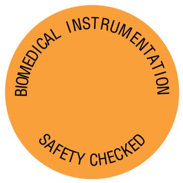 Electrical Equipment Safety Label, 1" x 1"