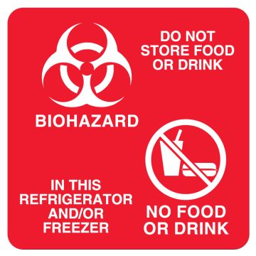 Biohazard Product, 4" x 4"