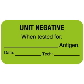 Antigen Testing Label, 1-5/8" x 7/8"