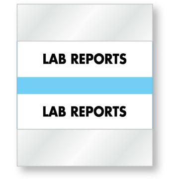 Color-Coded Chart Divider Tabs, 1-1/2" x 1-1/4"