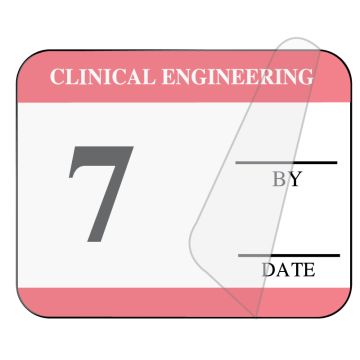 Clinical Engineering Inspection Label, 1-1/4" x 1"