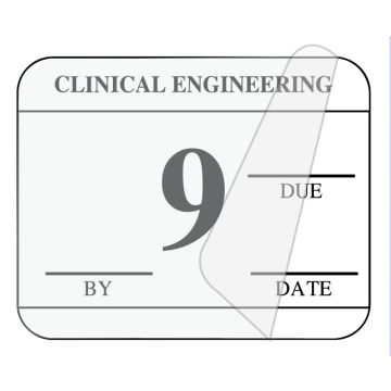 Clinical Engineering Inspection Label, 1-1/4" x 1"