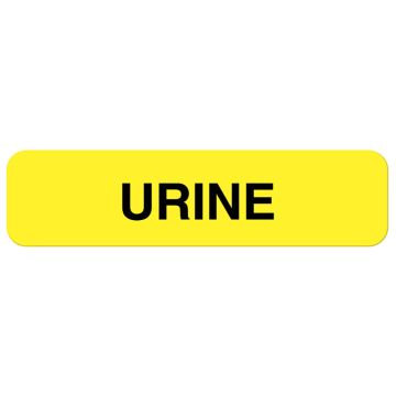 Urine Collection Label, 1-1/4" x 5/16"