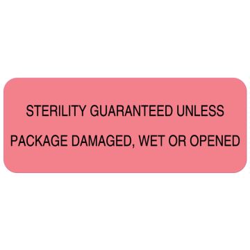Event Related Sterility Labels, 2-1/4" x 7/8"