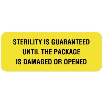 Event Related Sterility Labels, 2-1/4" x 7/8"