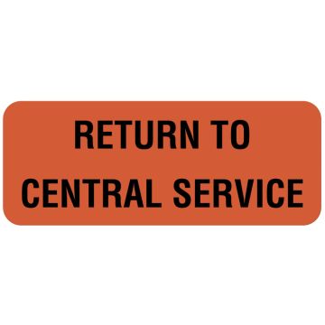 Central Service Labels, 2-1/4" x 7/8"