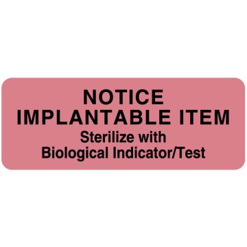 Sterilization Label, 3" x 1-7/8"