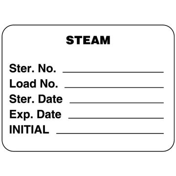 Sterilization Label, 1-7/8" x 1-3/8"
