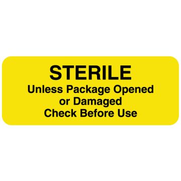 Sterrad System Compatible Label, 2-1/4" x 7/8"
