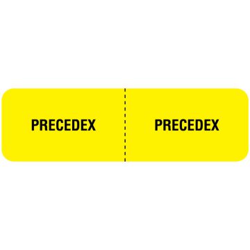PRECEDEX, I.V. Line Identification Label, 3" x 7/8"