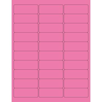 Laser Printer Label, 2-5/8" x 1"