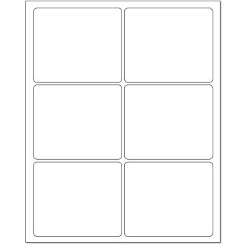 Laser Printer Label, 8-1/2" x 11"