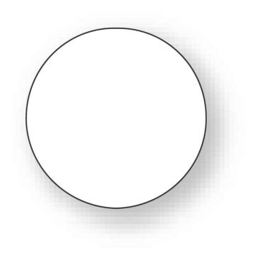 Paper Circle, 1/2" x 1/2"