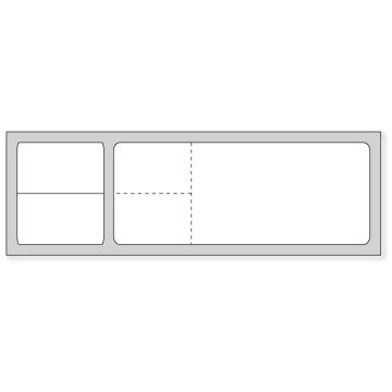 Sunquest Direct Thermal Printer Label, 3" Core, 4-1/8" x 1-3/16"