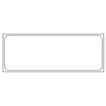 Direct Thermal Printer Label, 3" Core, 4" x 1-1/2"