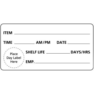 Inventory Rotation/Incoming Goods Label, 4" x 2"