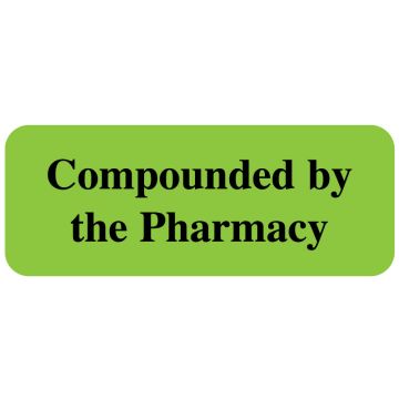 COMPOUNDED IN PHARMACY, 2-1/4" x 7/8"