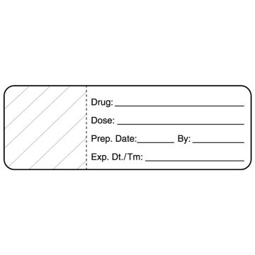 DRUG DOSE Flag, 3" x 1"