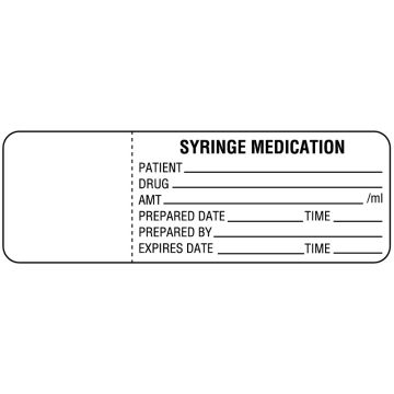 Medication Flag, 3" x 1"