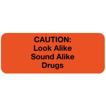 Medication Communication Label, 3" x 1-5/8"