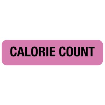 CALORIE COUNT, Nutrition Communication Labels, 1-1/4" x 5/16"