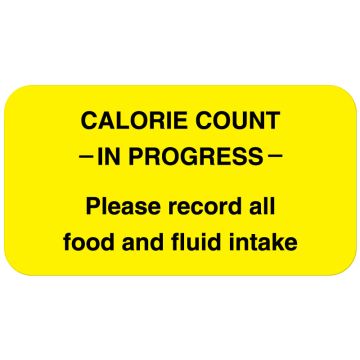 Calorie Count Labels, 1-5/8" x 7/8"