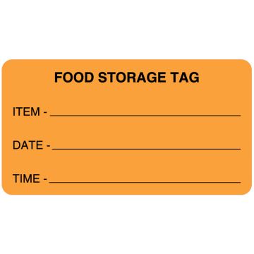 Food Quality Control Labels, 3" x 1-5/8"