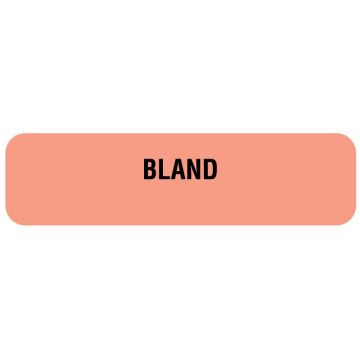 BLAND, Nutrition Communication Labels, 1-1/4" x 5/16"