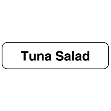 TUNA SALAD, Food Identification Labels, 1-1/4" x 5/16"