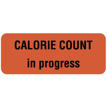 Calorie Count Labels, 2-1/4" x 7/8"