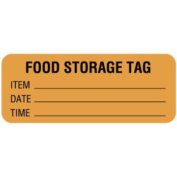 Food Quality Control Labels, 2-1/4" x 7/8"