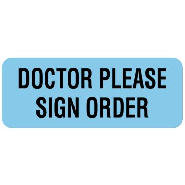 Doctor Communication Label, 2-1/4" x 7/8"