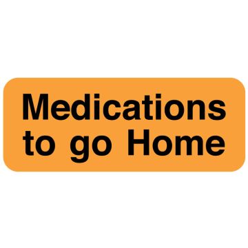 Home Care Medications Label, 2-1/4" x 7/8"