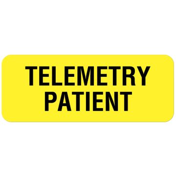 Telemetry and Rhythm Label, 2-1/4" x 7/8"