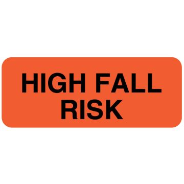 Fall Risk Label, 2-1/4" x 7/8"